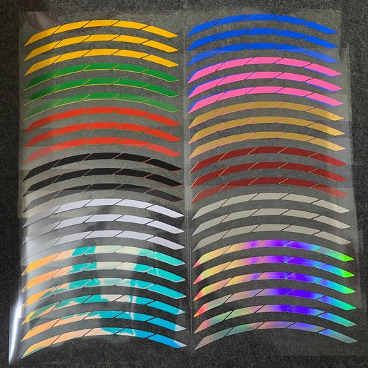 防水リフレクティブ カーステッカー セット